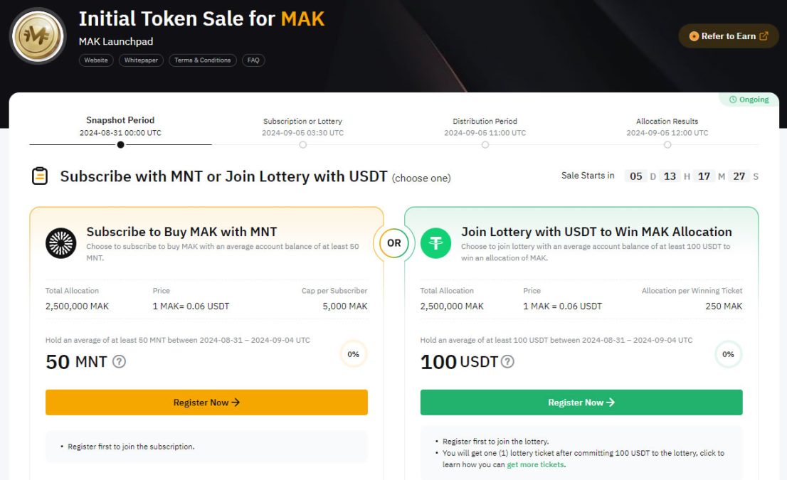 Bybit MAK Launchpad