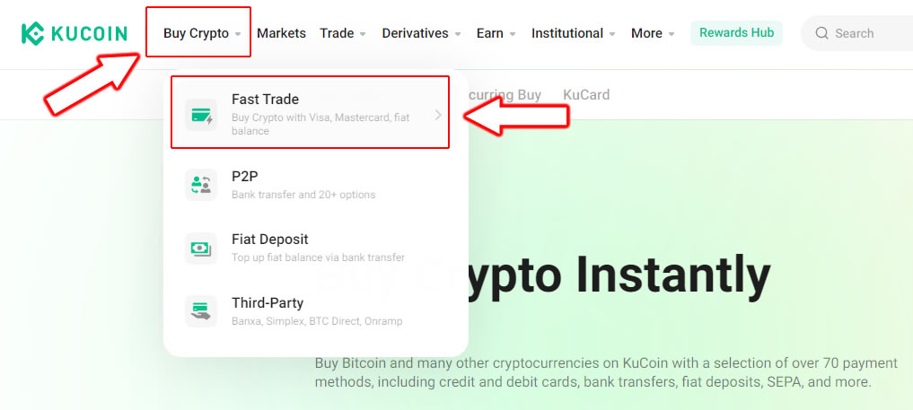 KuCoin Fast Trade