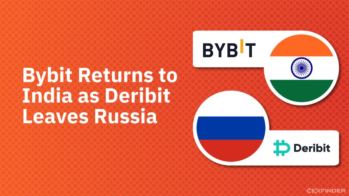 Bybit Returns to India as Deribit Leaves Russia - Cexfinder