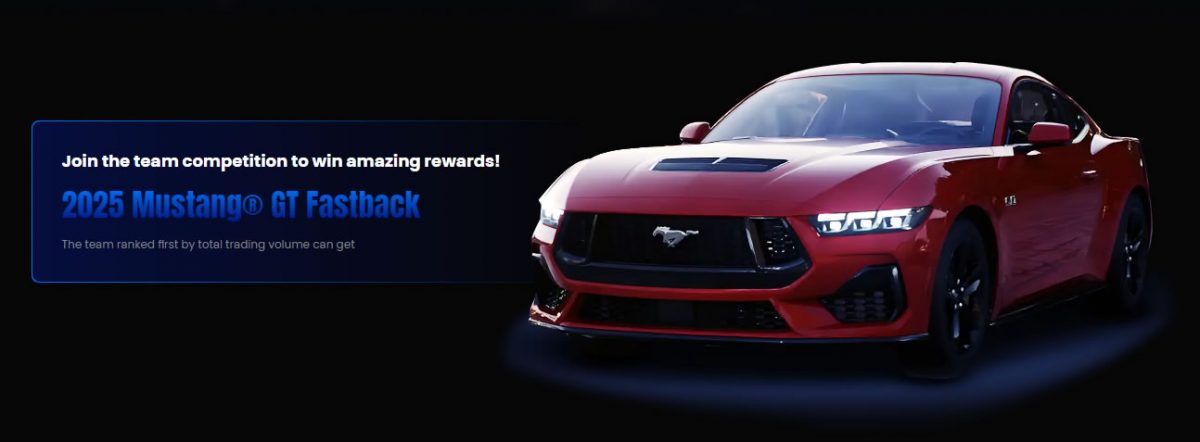 Gate.io 2025 Mustang GT Fastback