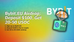 Bybit EU Airdrop: 20-50 USDC for First $100 Deposit