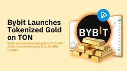 Bybit Launches Tokenized Gold on TON with Earn Yields Up to 100%