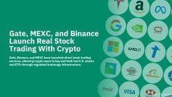 Gate, MEXC, and Binance Launch Real Stock Trading With Crypto